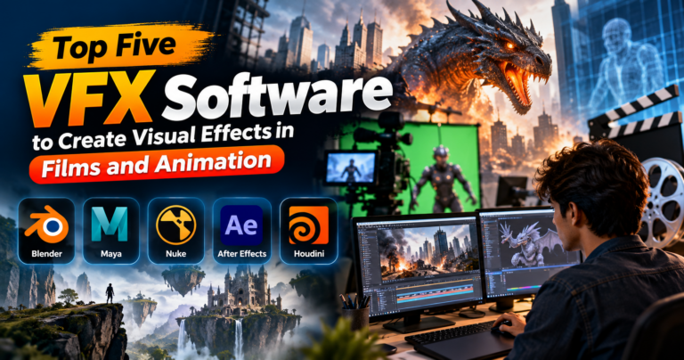 Read more about the article Top Five VFX Software to Create Visual Effects in Films and Animation