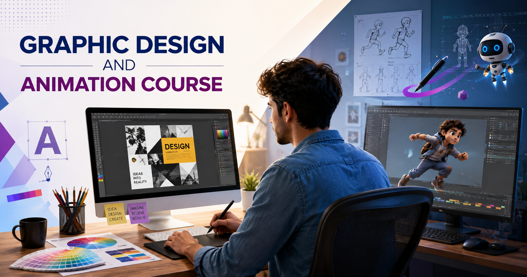 You are currently viewing Career Opportunities in Graphic Design and Animation Courses With Moople Institute