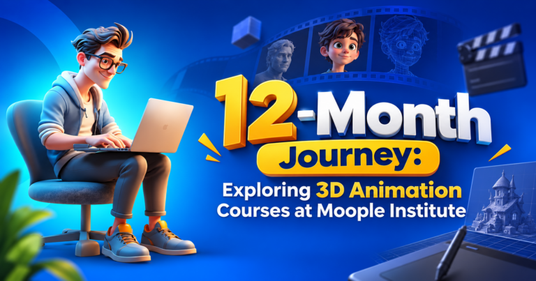 Read more about the article 12-Month Journey: Exploring 3D Animation Courses at Moople Institute