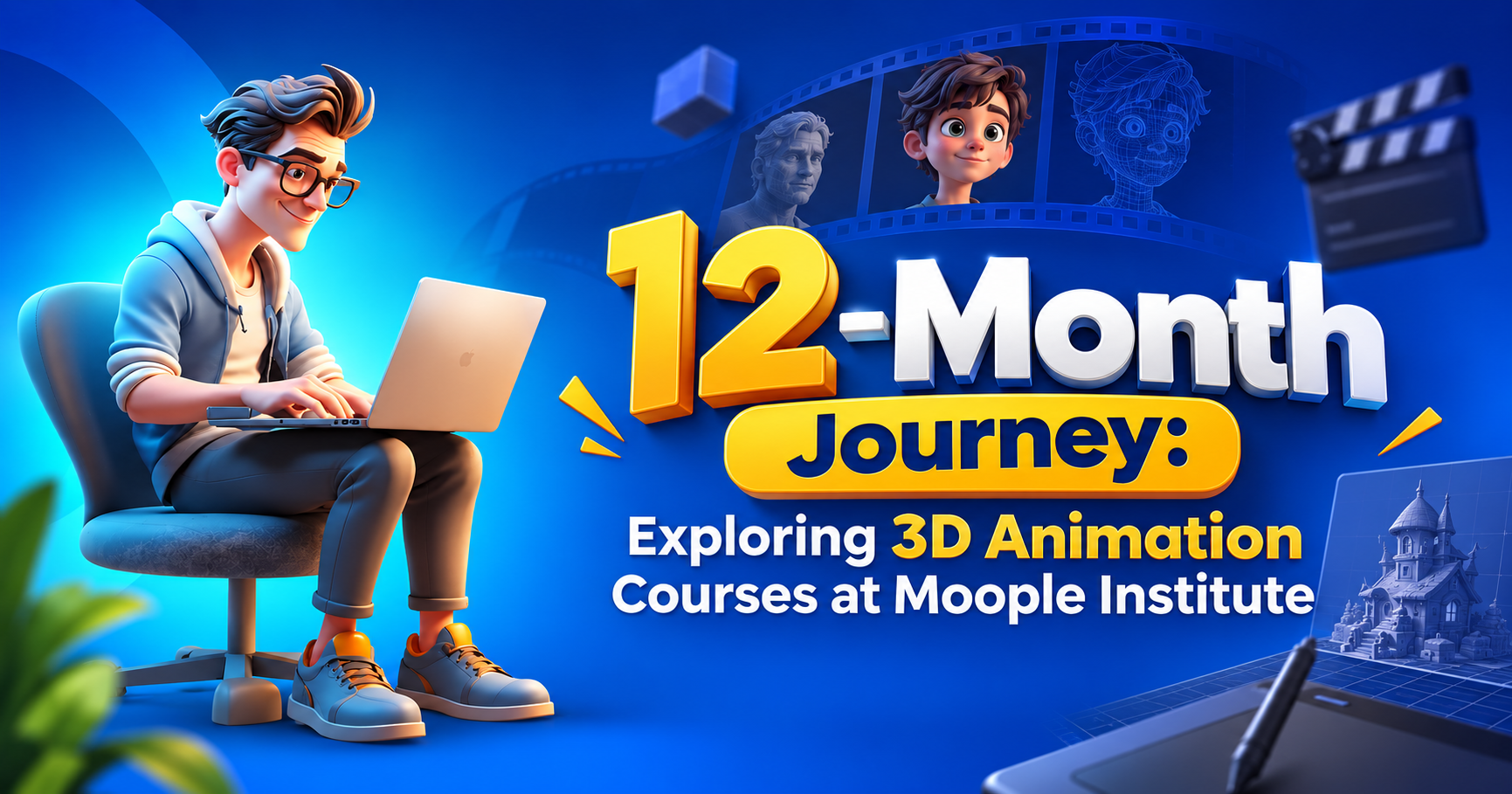 You are currently viewing 12-Month Journey: Exploring 3D Animation Courses at Moople Institute