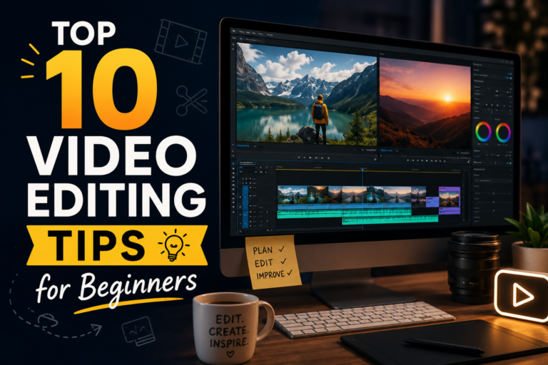 Read more about the article Top 10 Video Editing Tips for Beginners