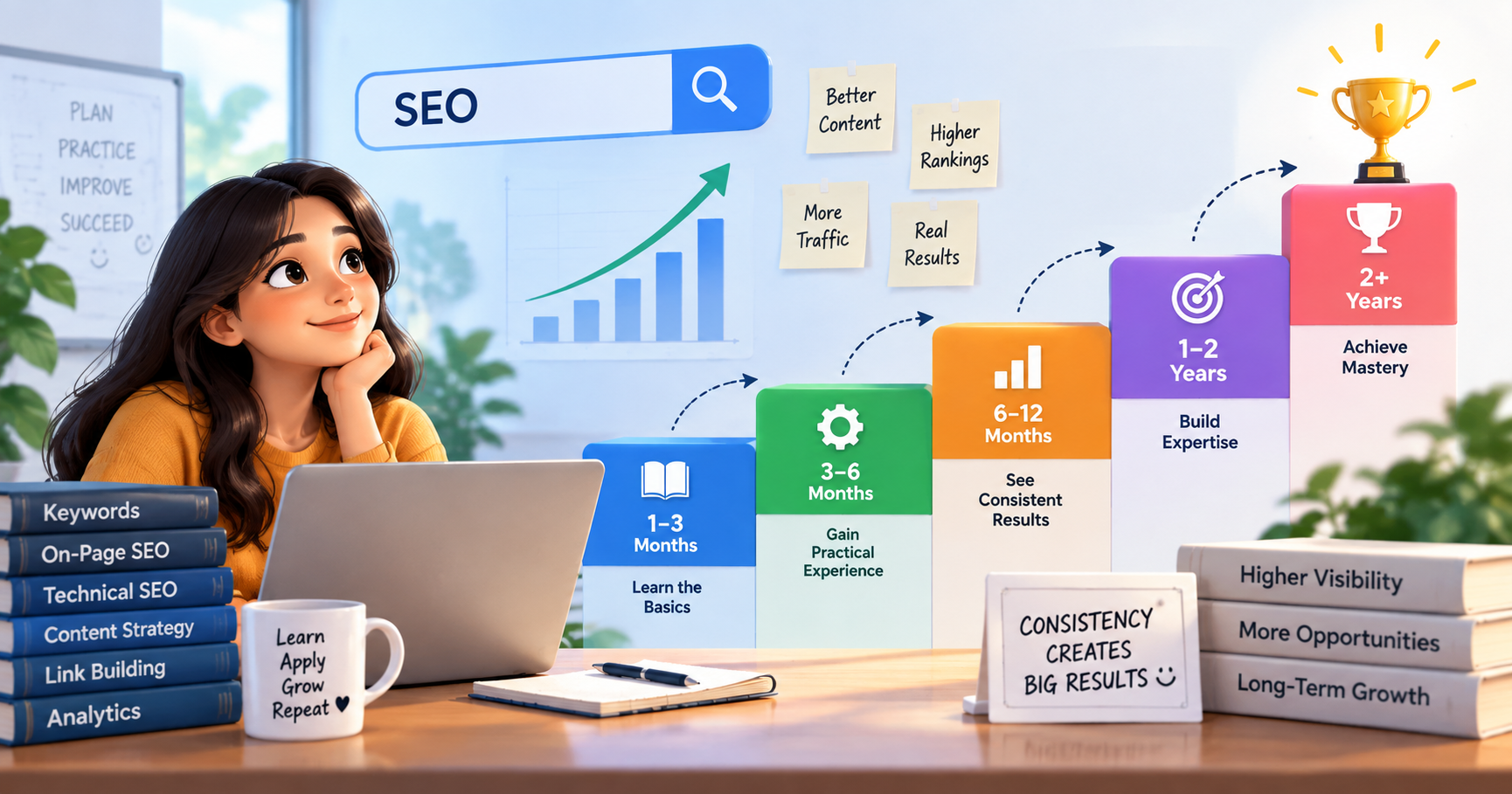 You are currently viewing How Long to Master SEO? | Detailed Learning Timeline