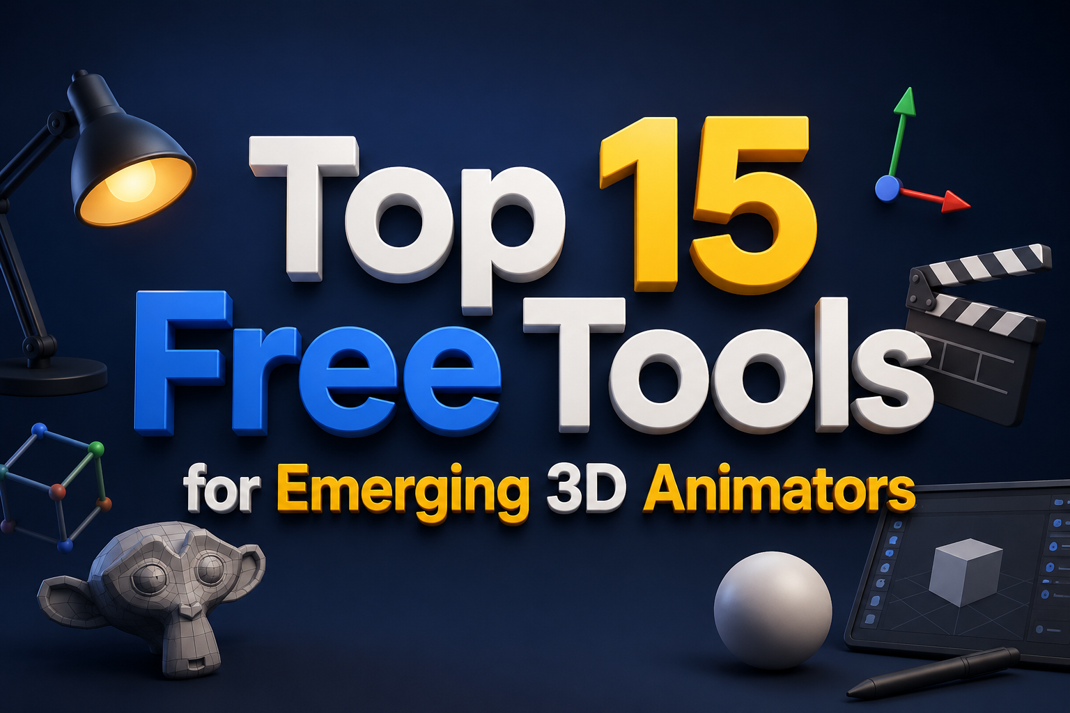 You are currently viewing Top 15 Free Tools for Emerging 3D Animators