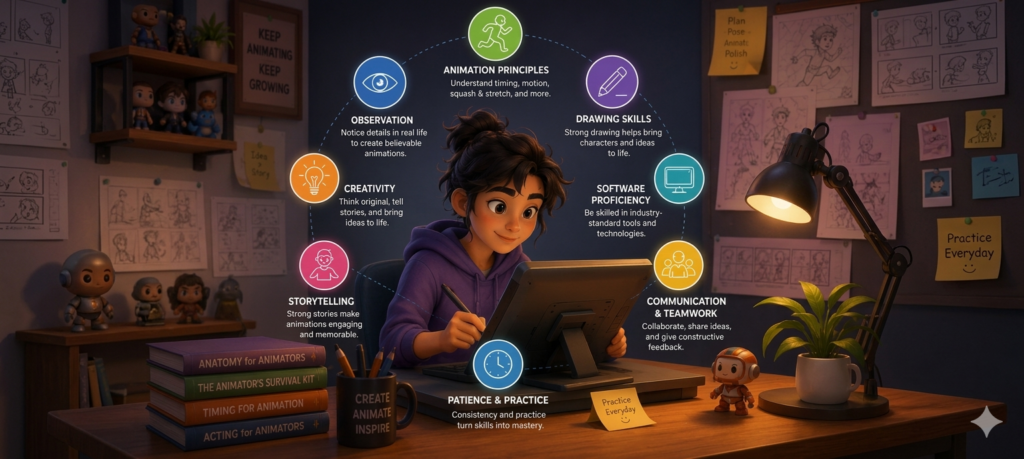 Skills You Need to Succeed in Animation