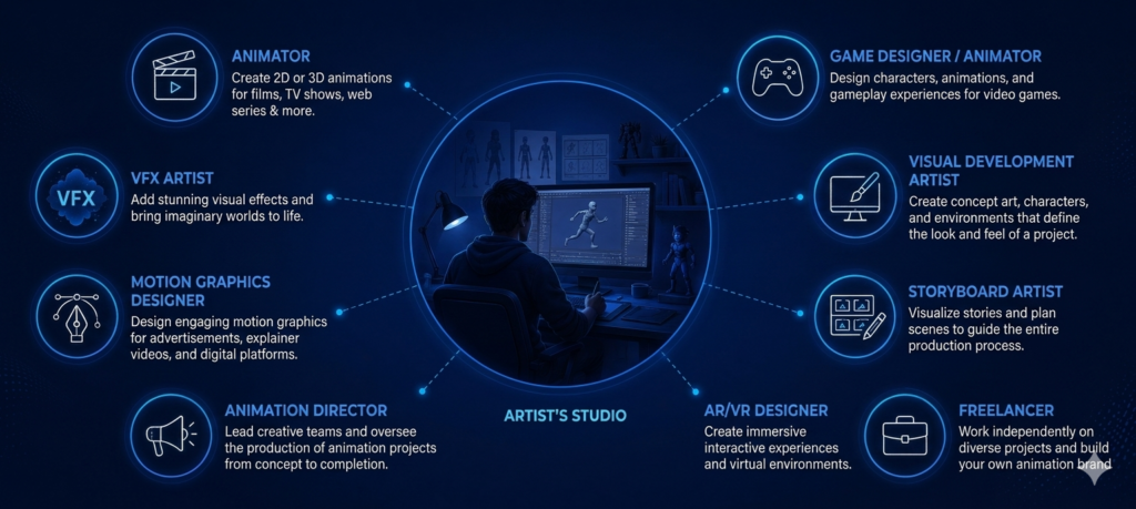 Career Opportunities After Animation Courses
