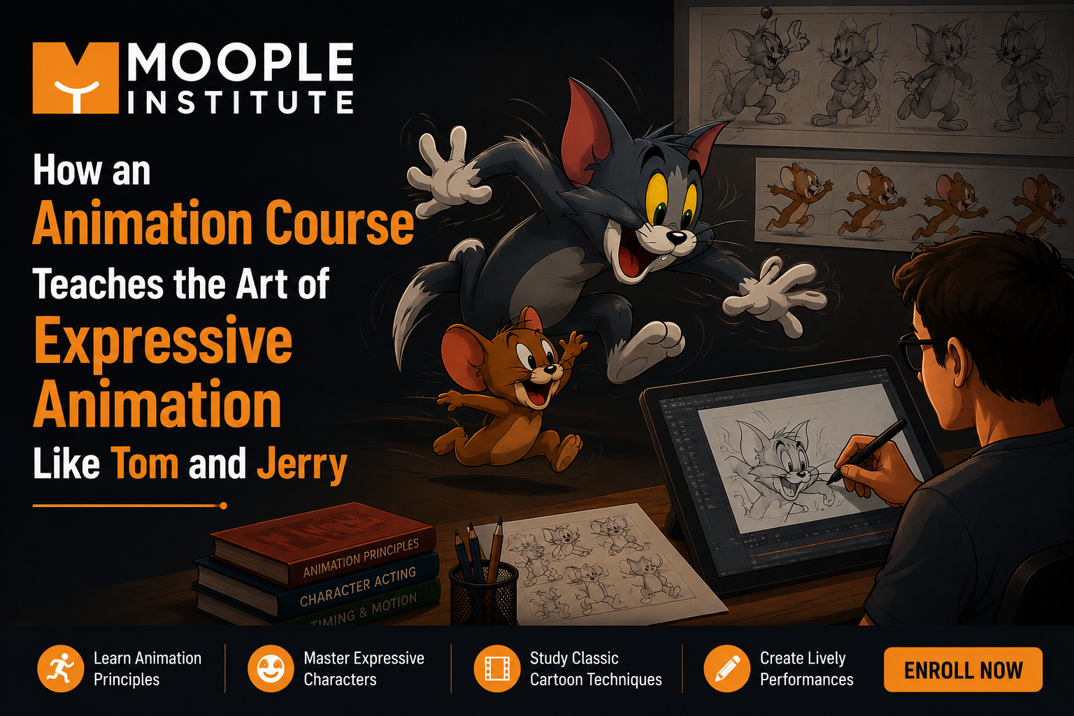 You are currently viewing How an Animation Course Teaches the Art of Expressive Animation Like Tom and Jerry