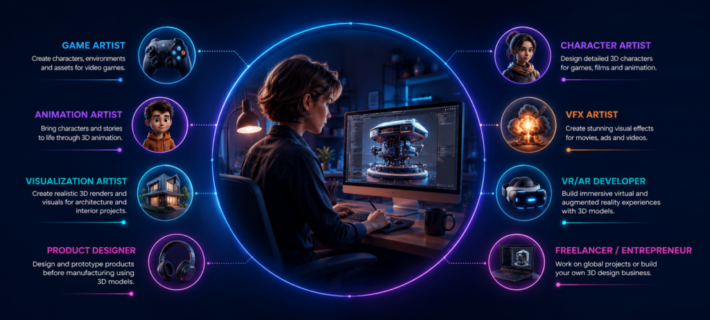 Career Opportunities After a 3D Modeling Course