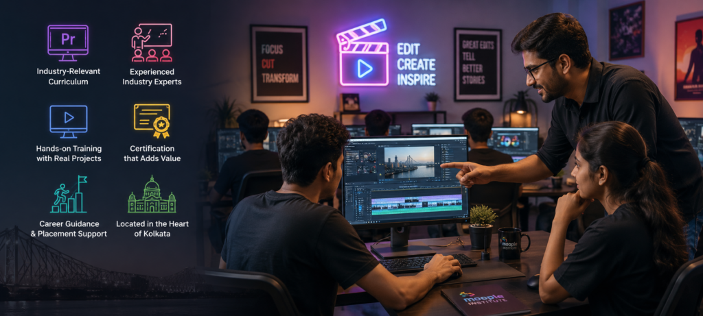 Why the Moople Institute Is a Preferred Choice for Video Editing Training in Kolkata