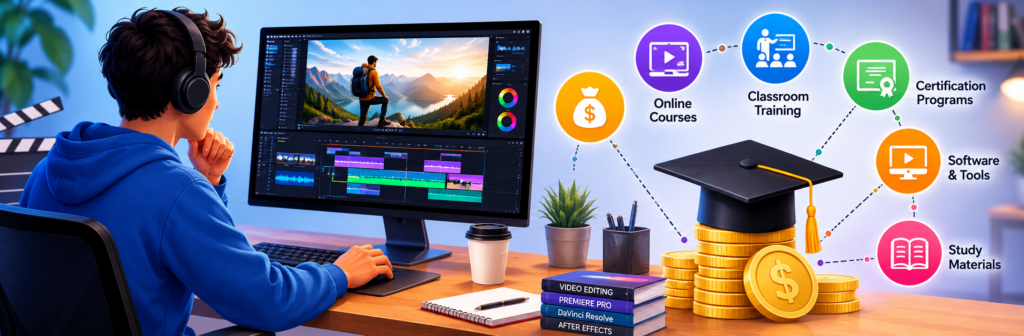 Video Editing Course Fees: Average Cost Breakdown