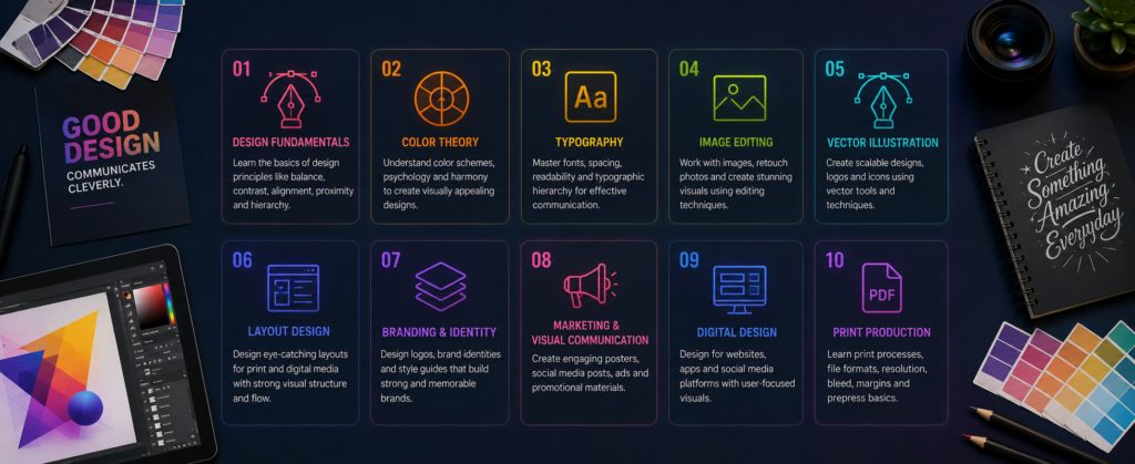 Skills You Learn in a Graphic Design Course