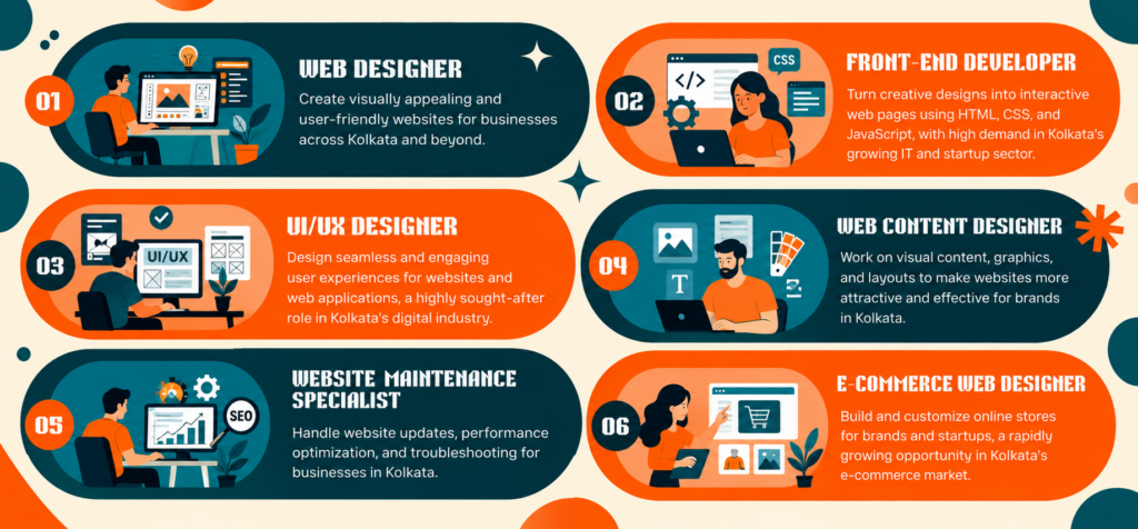 Top Career Opportunities After a Web Design Course in Kolkata